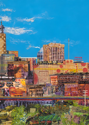 St. Paul Skyline (Consolidated) Art | Kristi Abbott Gallery & Studio