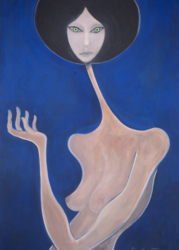Woman With Bun Art | Sandy Garnett Studio