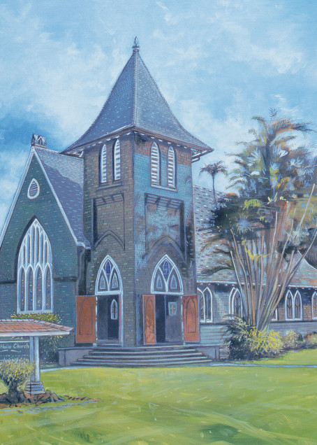 Wai'oli Huiia Church Art | Sandy Garnett Studio