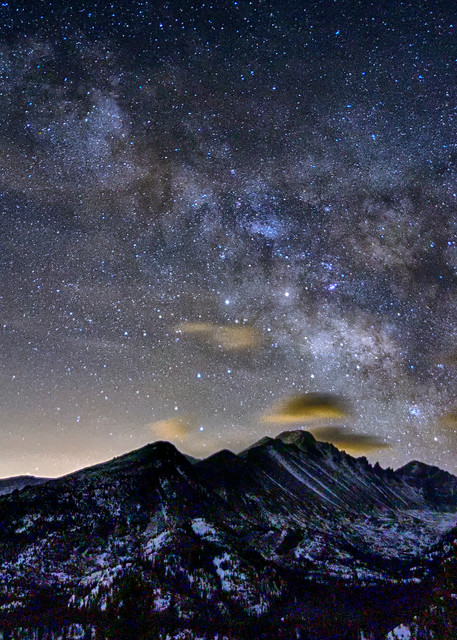 Night Sky over Rocky Mountain National Park