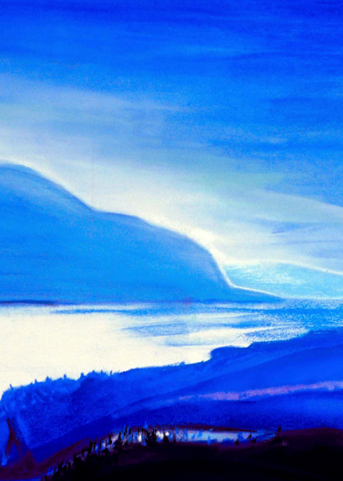 landscape painting
oregon
columbia river gorge