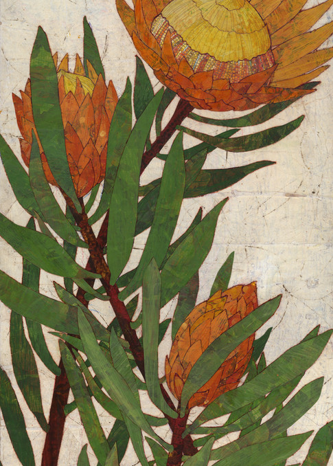 Protea Art | Karen Sikie Paper Mosaic Studio