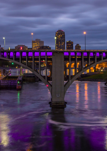 Purple for Prince - Minneapolis Purple Lights | William Drew