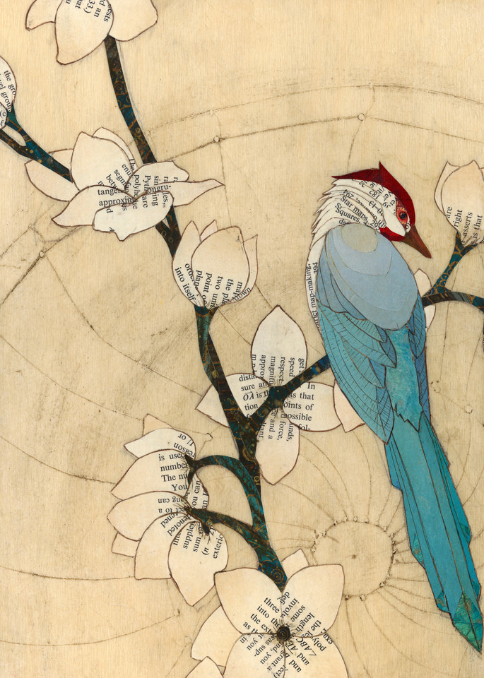 Summer Bird Art | Karen Sikie Paper Mosaic Studio