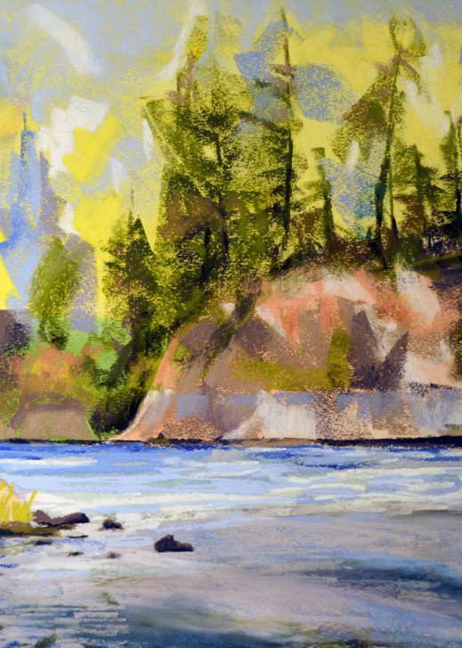 landscape painting
willamette valley
clackamas river