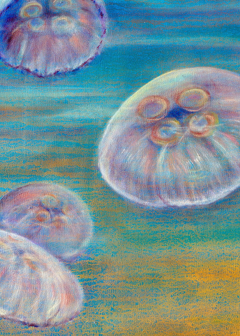 Sandy Place for Jellyfish – Fine Art Prints on Canvas, Paper, Metal & More by Irina Malkmus