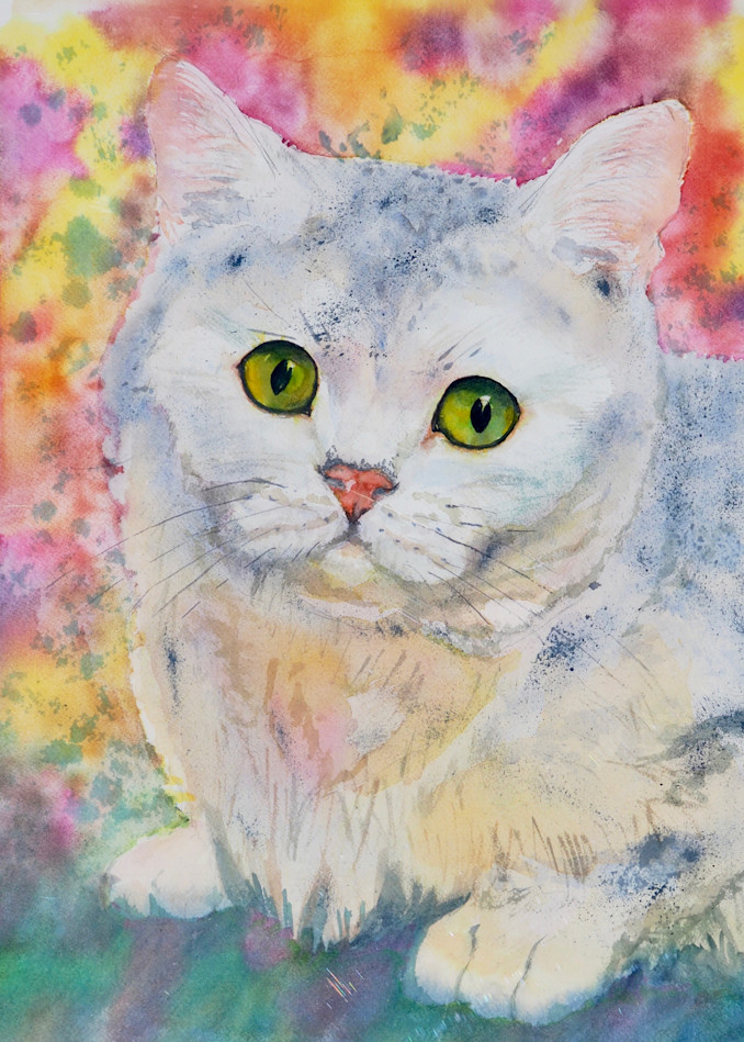 Charming Cat - Fine Print in Irina Malkmus art store