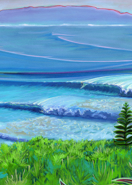 Lennox Head Painting by Spencer Reynolds