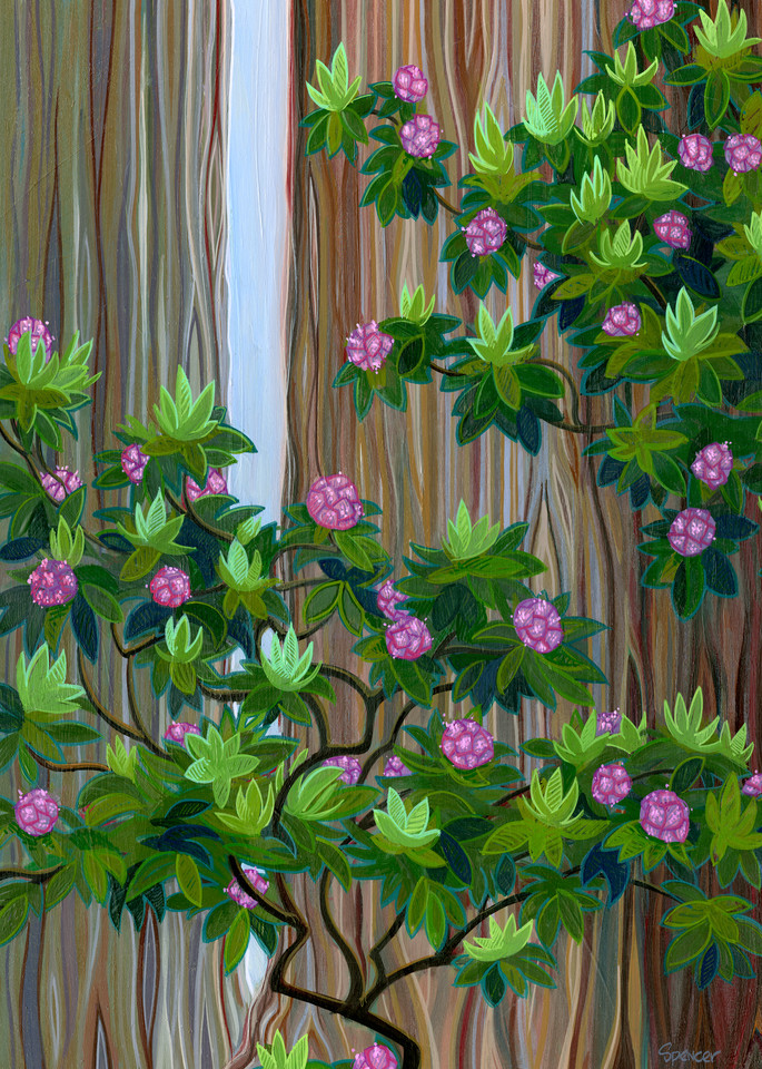 Rhodies Painting by Spencer Reynolds