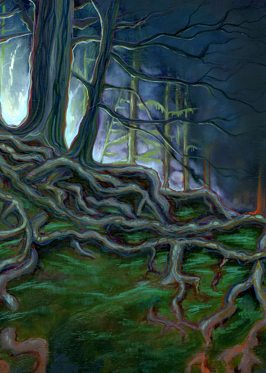 The Woods Painting by Spencer Reynolds