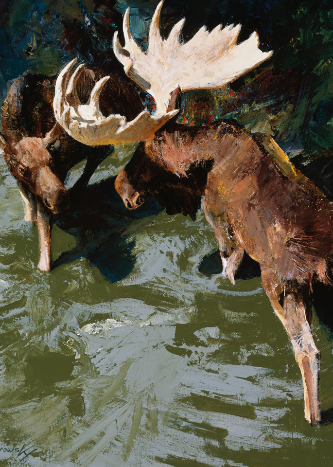 Moose Art | Lesa Delisi, Fine Arts