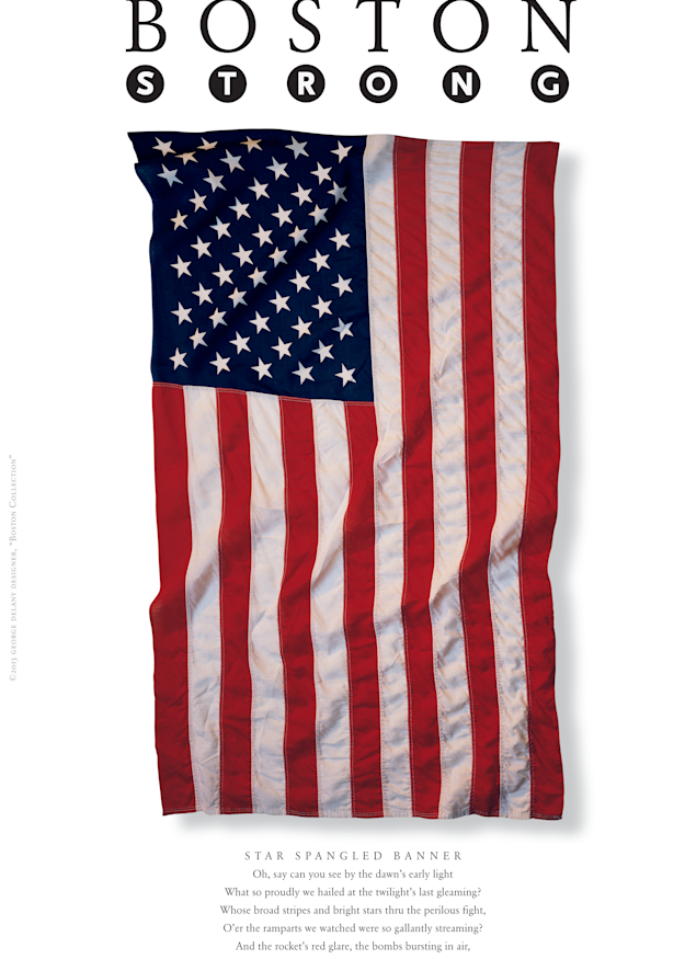 Boston Strong Star-Spangled Banner American Poster 