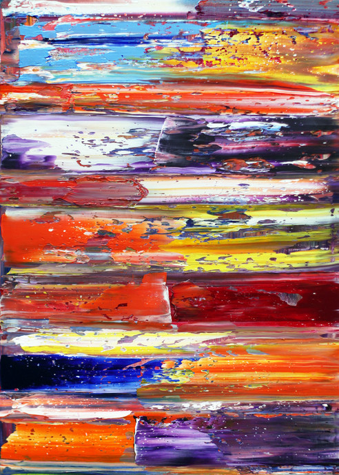 Large colorful PMS abstract painting