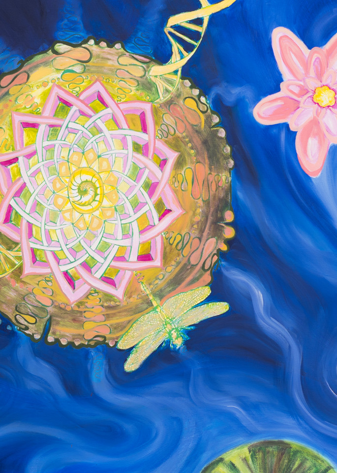 DNA Water Lily Art for Sale