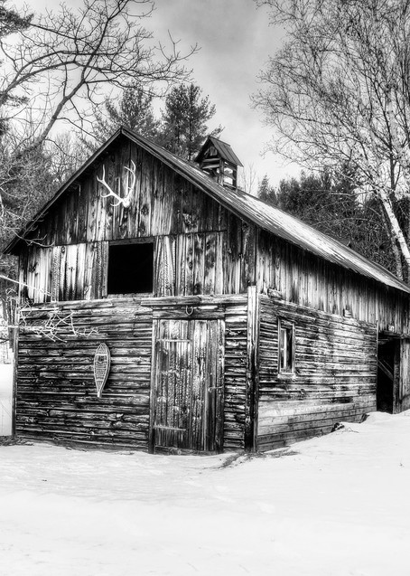 Adirondack Trapper's Barn Art | Michael Sandy Photography