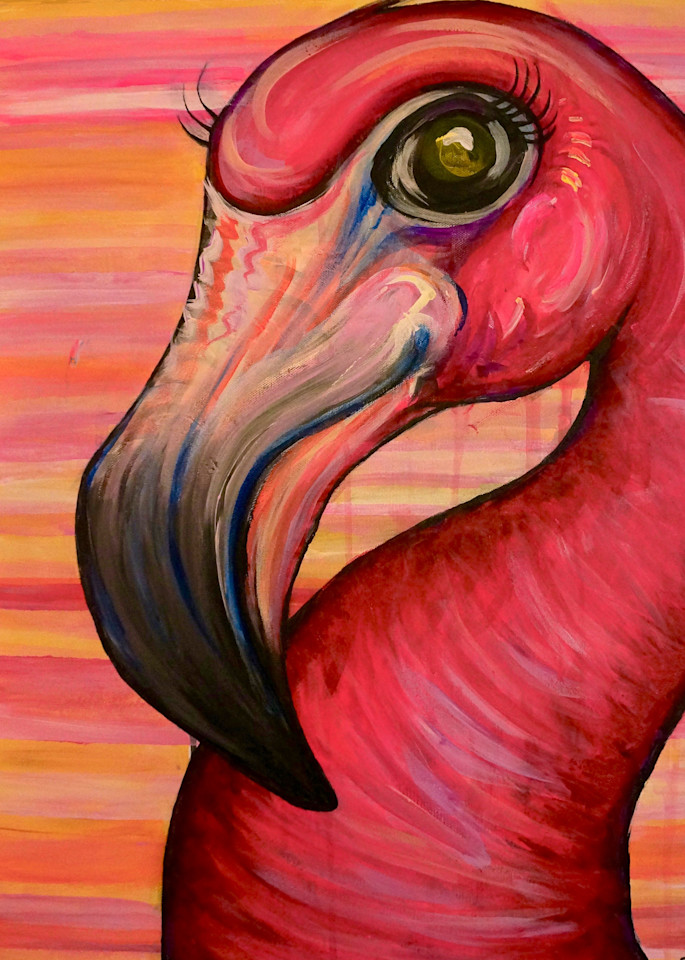 Funky Flamingo Art | Art by Trev: Trevor Griffin Fine Art
