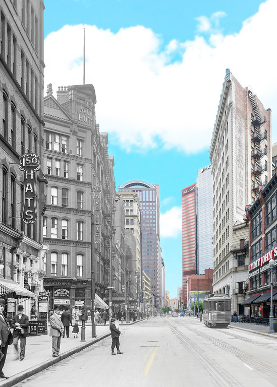 Liberty Avenue Looking West