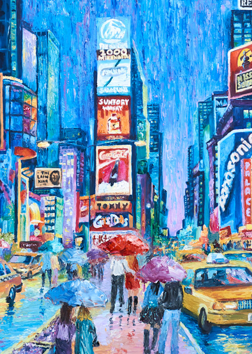 Lovers In Times Square Iv Art | Pamela Ramey Tatum Fine Art