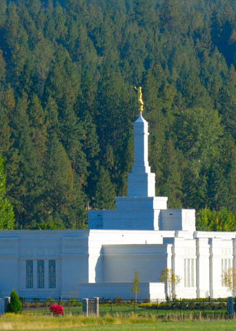 Spokane Temple - Panoramic Forest