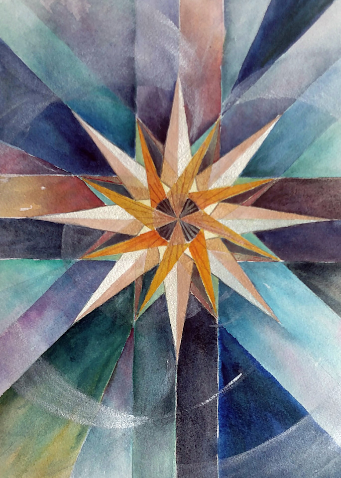 Star Mandala Ii (Christmas Star) Art | Bright Spirit Studio