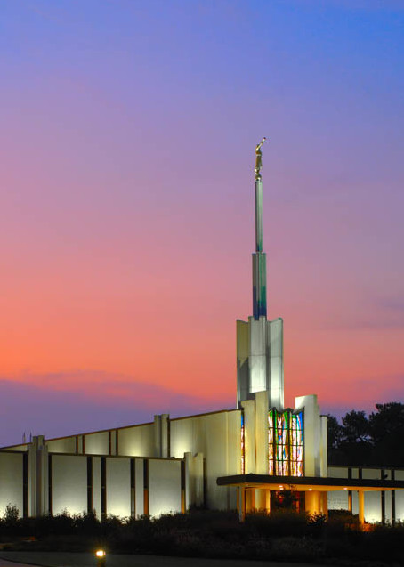 Atlanta Temple - Sunset Sky