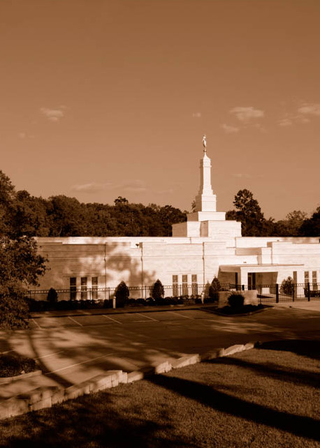 Baton Rouge Temple - Sepia