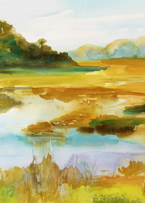 Talbot Marsh | Watercolor Landscapes | Gordon Meggison IV