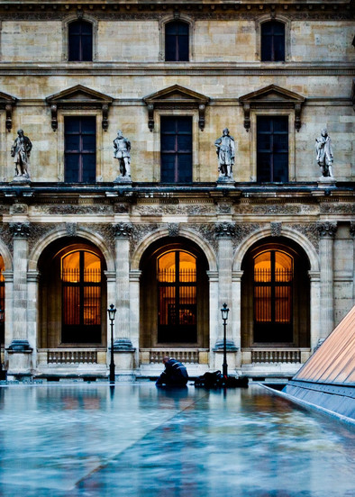 The Louvre At Dusk - Paris France | Samantha Taylor | Sunset