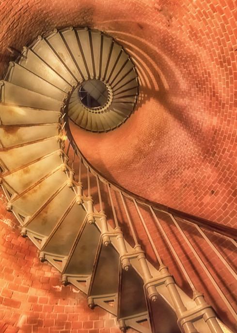 West Chop Light Stairway Art | Michael Blanchard Inspirational Photography - Crossroads Gallery