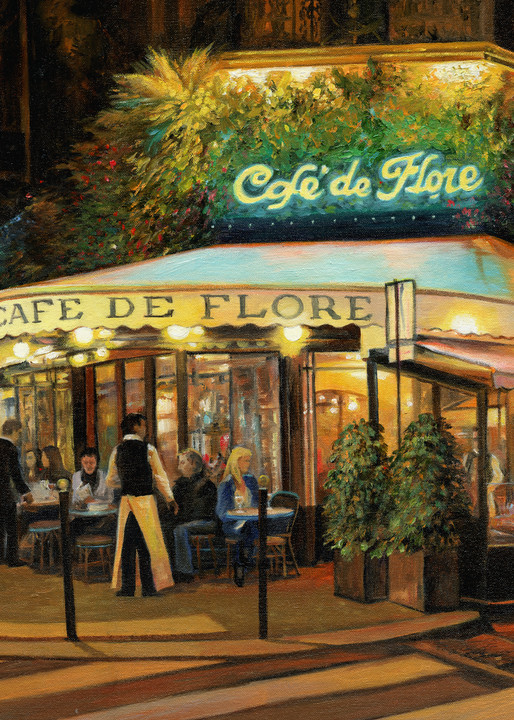 An Evening at Cafe de Flore
