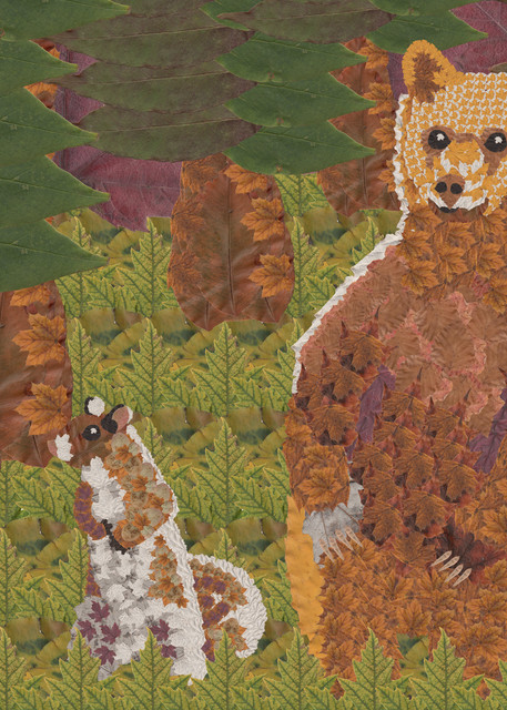 Bear Cub And Squirrel (Little Bear) Art | smacartist