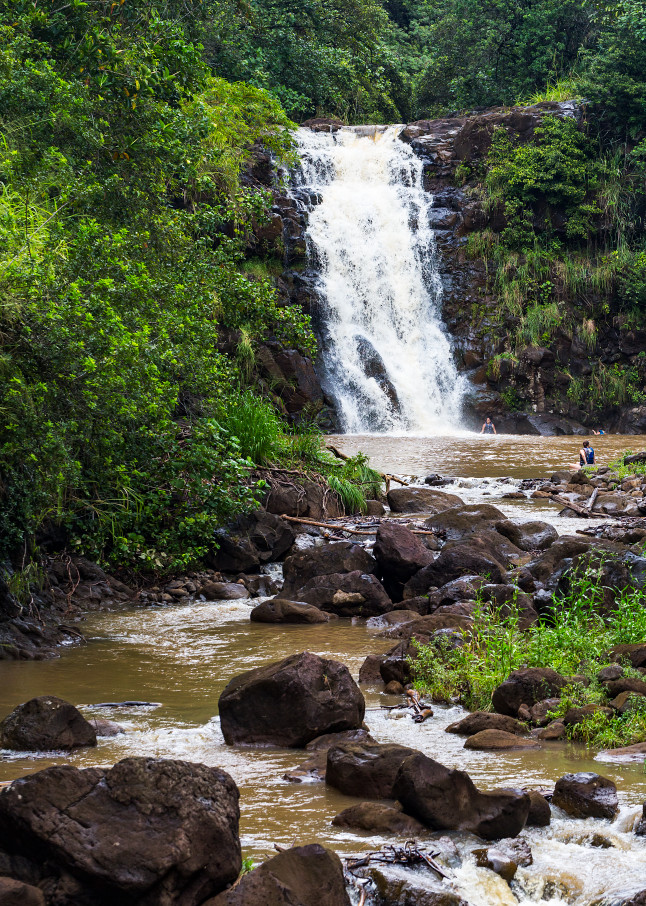 Waimea Falls in Hawaii Photograph For Sale As Fine Art
