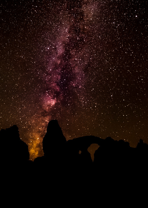 Milky Way over Turret Arch photography