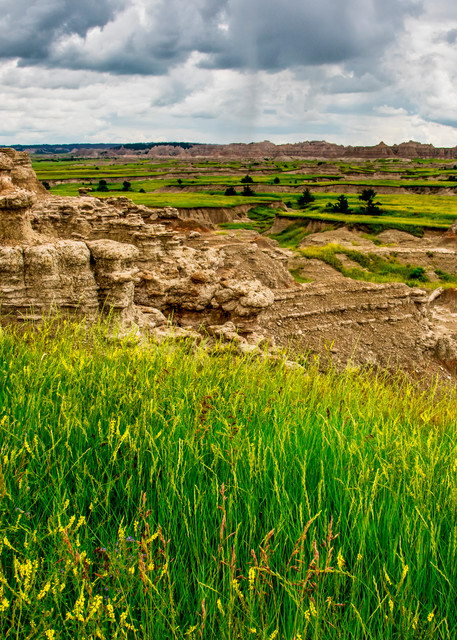 Badlands outcropping photography
