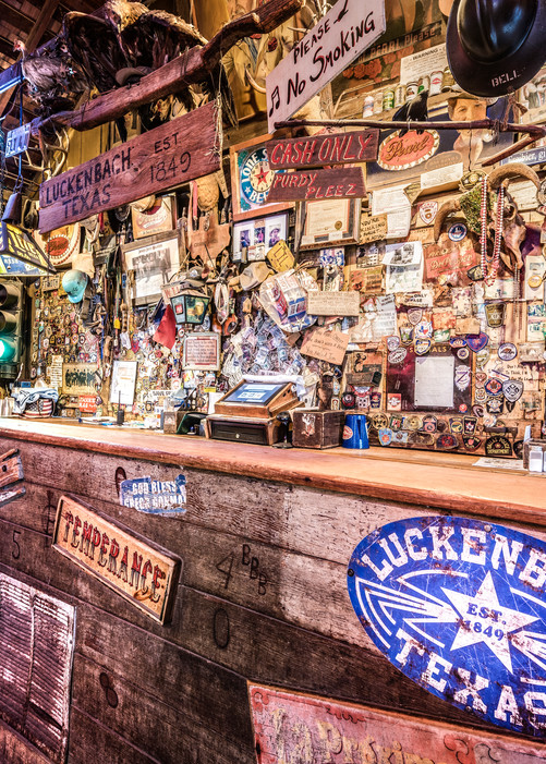 Luckenbach Texas bar photography