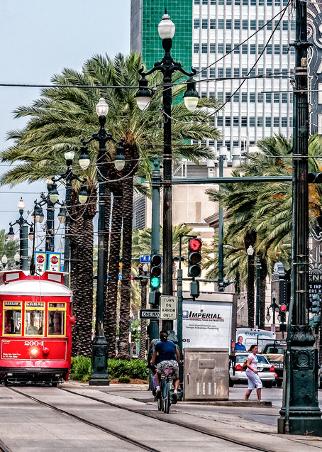 New Orleans streetcars French Quarter photography