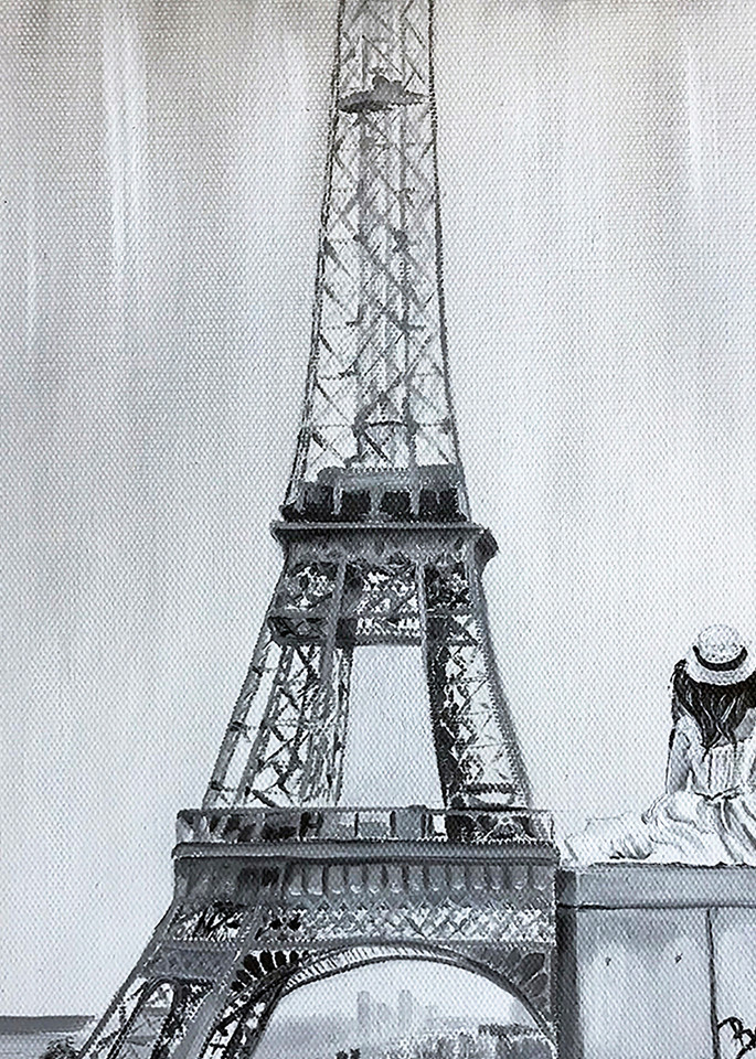 Eiffel Tower Paris Painting Cityscape
