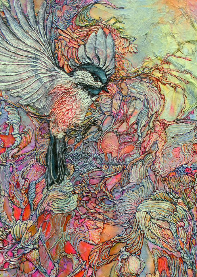 Remembering Delight, Chickadee | Col Mitchell Contemporary Paper Artist