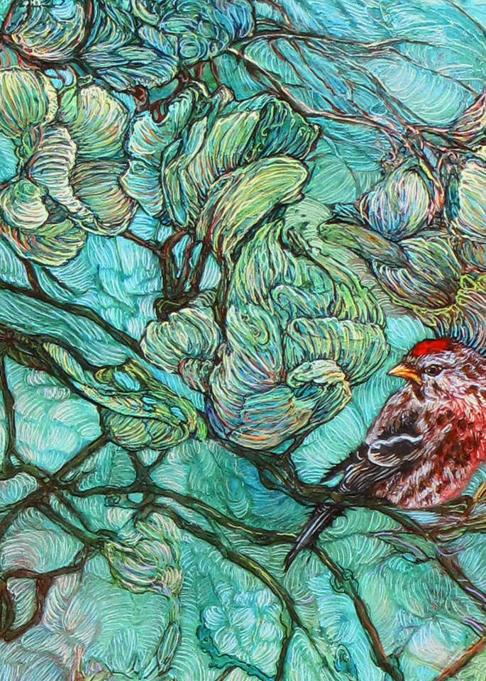 Aquamarine Labyrinth, crop 2 | Col Mitchell Contemporary Paper Artist