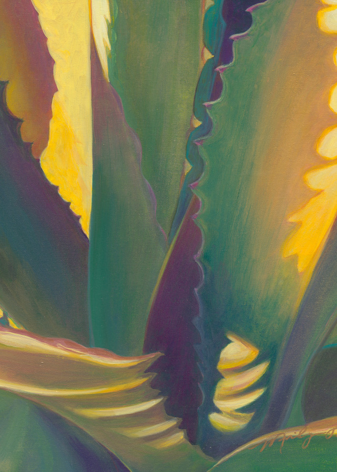Agave Golden Art | Marilyn Rea Nasky Art