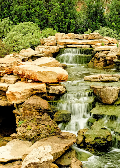 Waterfalls 16 Colorful Art | Drone Video TX