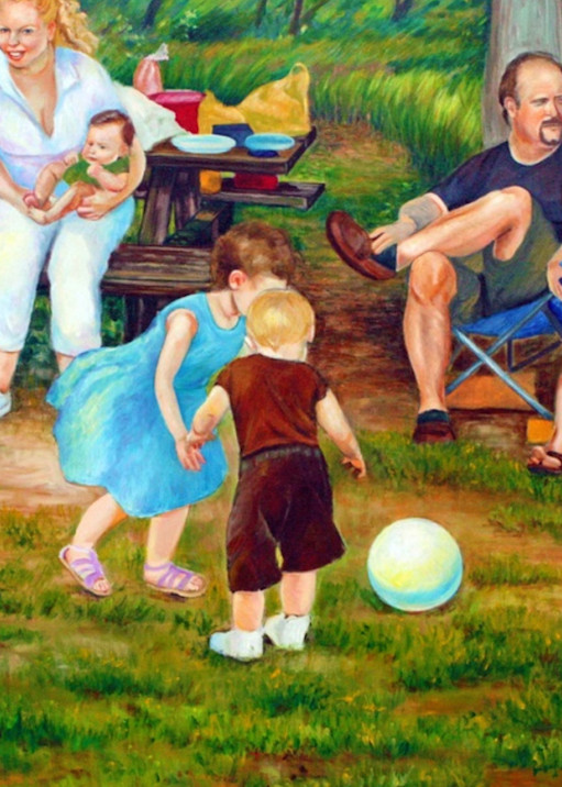 Summer Picnic in Pennsylvania Fine Art Open Edition Print