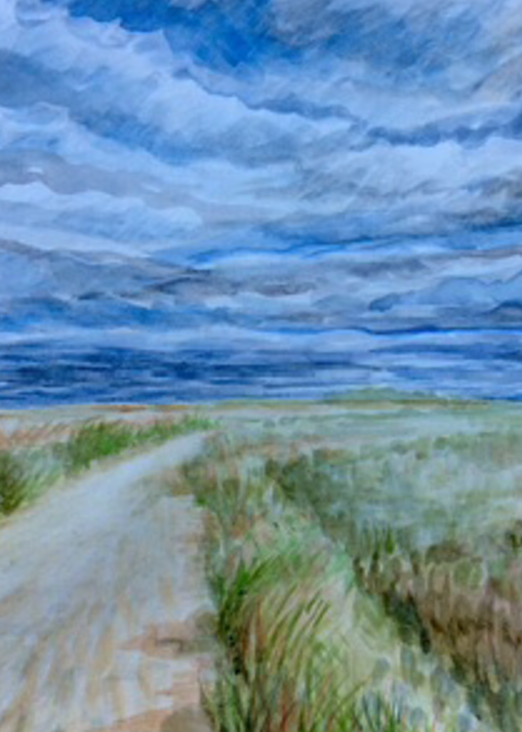 Stormy Clouds over the Cape Fine Art Print by Hilary J. England