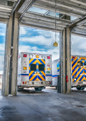 Ambulance Bay Art | DanSun Photo Art