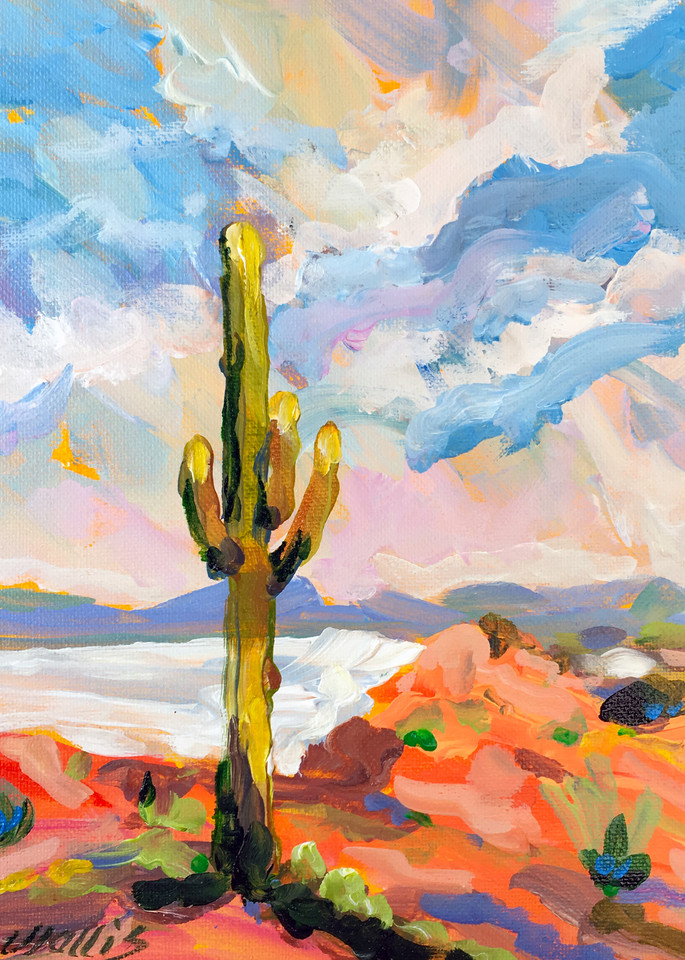 Majestic Saguaro Standing Tall  Art | Charles Wallis