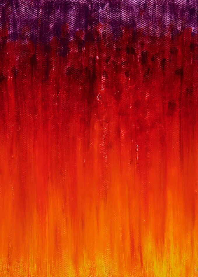 Fire Set To The Rain Ii By Rachel Brask Art | Rachel Brask Studio, LLC