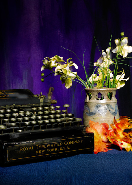 A Fine Art Photograph of an Old Fashion Typewriter by Michael Pucciarelli