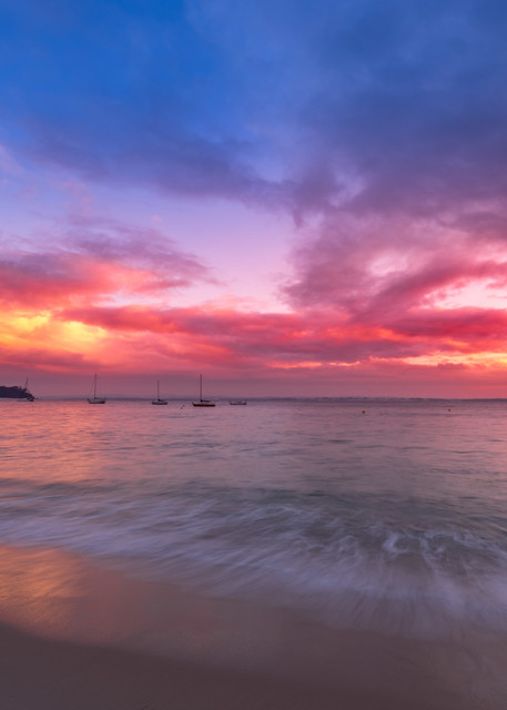 Pink n Blue - Shoal Bay Port Stephens NSW Australia Beach Sunrise