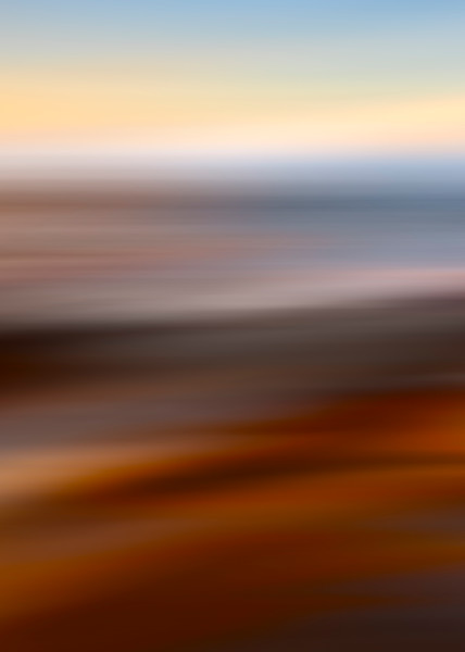 Sunset Wave Abstract Photography Art photo print