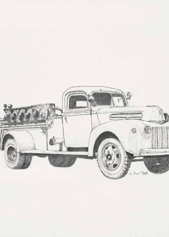 Ol" Smokey - 1942 Ford Fire Engine  |  June Bell Artist